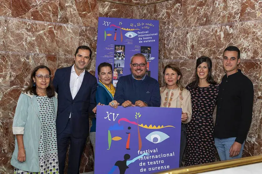 O director da Axencia Galega de Industrias Culturais, Jacobo Sutil, participa na presentación desta edición no Teatro Principal, que acollerá o groso da programación.