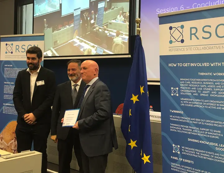 El galardón a la Consellería de Sanidad se otorgó hoy en Bruselas, en un acto organizado por la Reference Site Collaborative Network (RSCN).