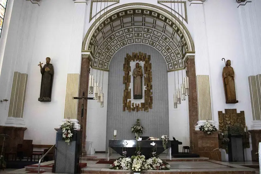 Aspecto del interior del Templo.