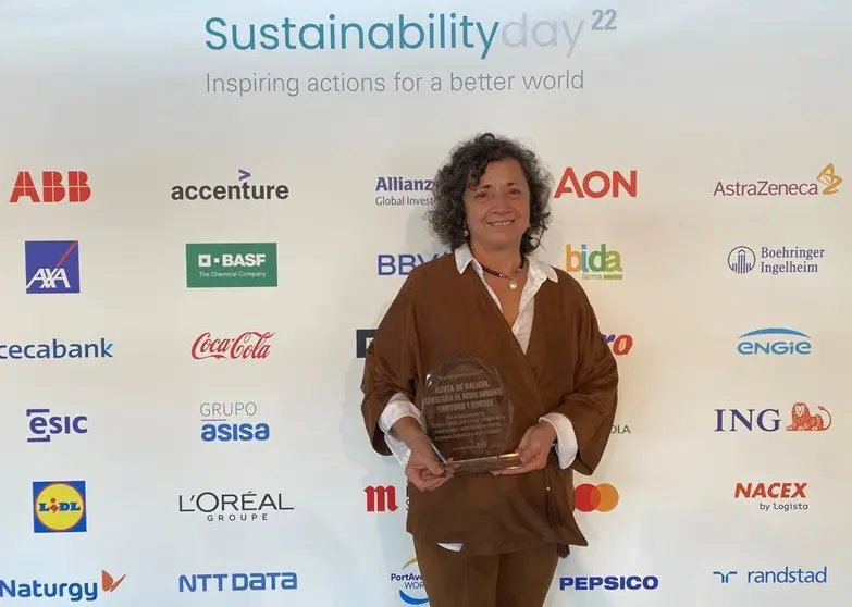 La directora general de Calidade Ambiental, Sostibilidade e Cambio Climático, Sagrario Pérez, recogió el galardón en Madrid.
