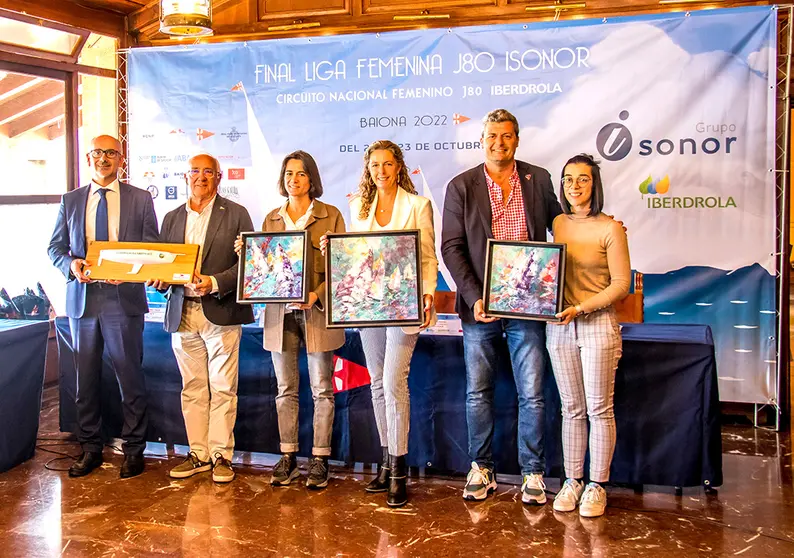 Presentación Final Liga Nacional Femenina de Vela.  © ROSANA CALVO.