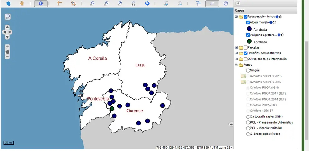 Los instrumentos de recuperación de suelo, previstos en la ley de recuperación de suelo agrario de Galicia, son nuevos mecanismos para la recuperación y puesta en valor de suelo agrario. Las figuras previstas son haciendas agroforestales, aldeas modelo y acciones de manejo conjunto.