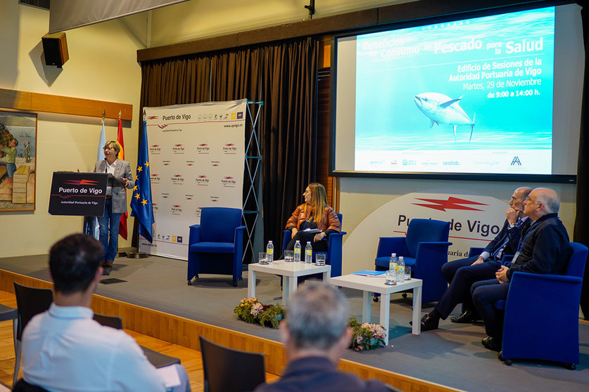 La conselleira del Mar participó hoy en Vigo en la inauguración del encuentro científico-empresarial 'Beneficios Nutricionales del Consumo de Pescado para la Salud Pública'.
