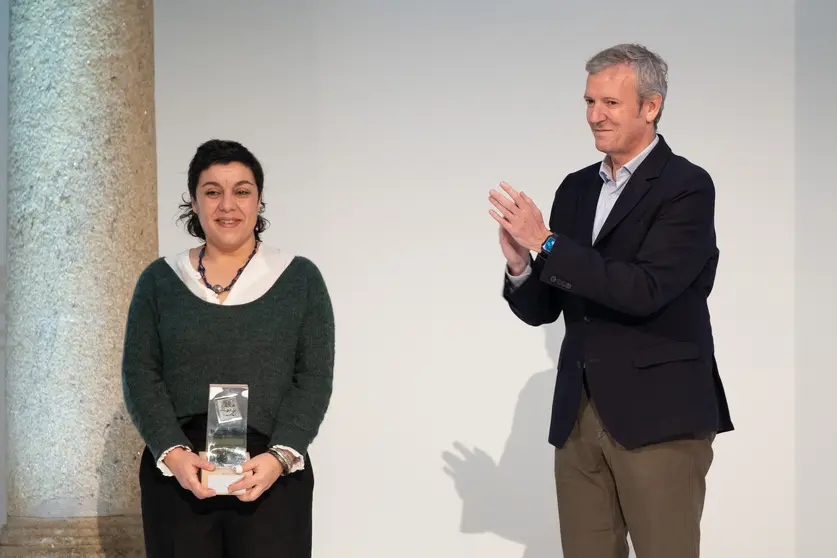 O presidente da Xunta interveu no acto de entrega dos Premios Artesanía 2022.