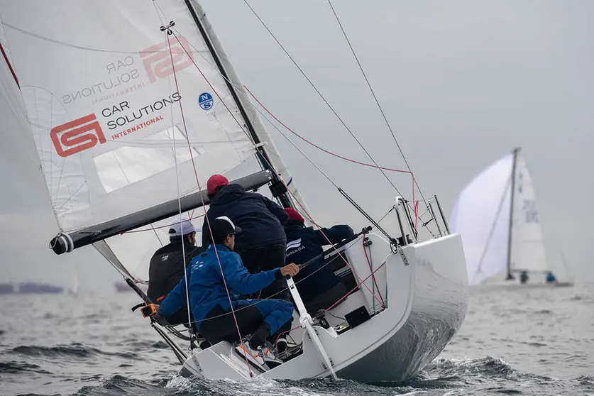El canario Jorge M.Doreste con su Hang Ten CSI del Náutico de Barcelona ya llegó a Vigo.