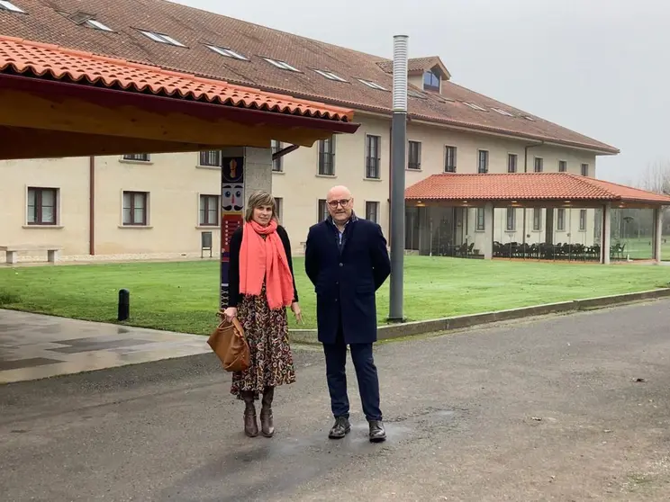 La directora de Turismo de Galicia visitó las obras realizadas.