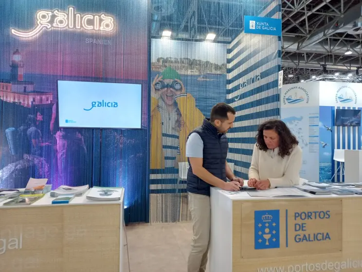Portos de Galicia y la Axencia de Turismo participaron esta semana con un expositor en la feria de la ciudad alemana, referente europeo del sector náutico-recreativo.