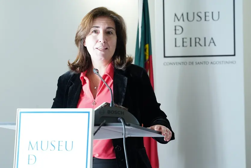 Ministra do Trabalho, Solidariedade e Segurança Social, Ana Mendes Godinho, na assinatura do protocolo de constituição do Núcleo Local de Garantia para a Infância, Leiria.