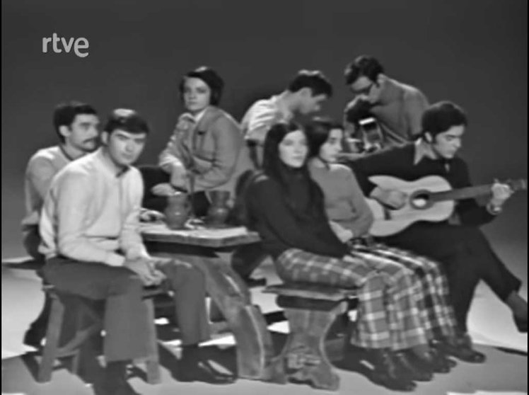 Mocedades en 'Galas del Sábado', 1969, en Televisión Española.