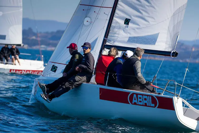 Final de las Villalia J70 Winter Series en la Isla de La Toja. 
©Sailingshots by María Muiña Photography