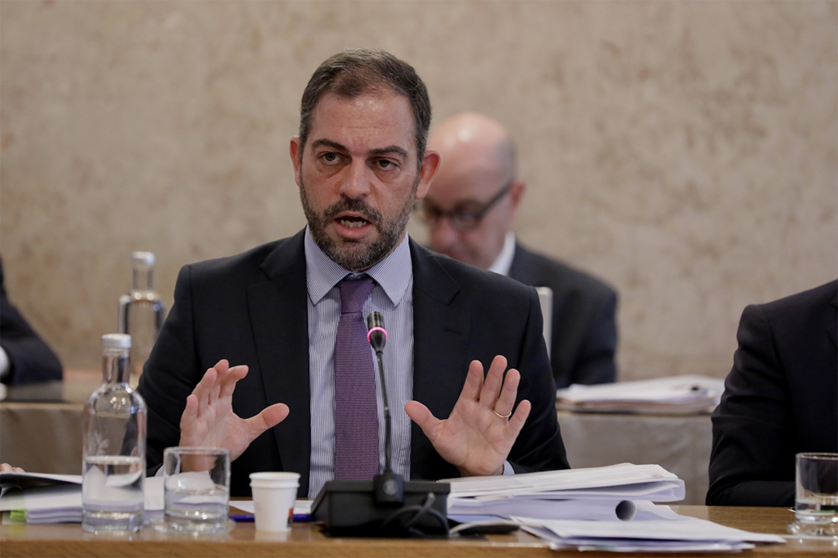 Ministro do Ambiente e da Ação Climática, Duarte Cordeiro, interveio na audição regimental da Comissão de Ambiente e Energia na Assembleia da República, Lisboa.