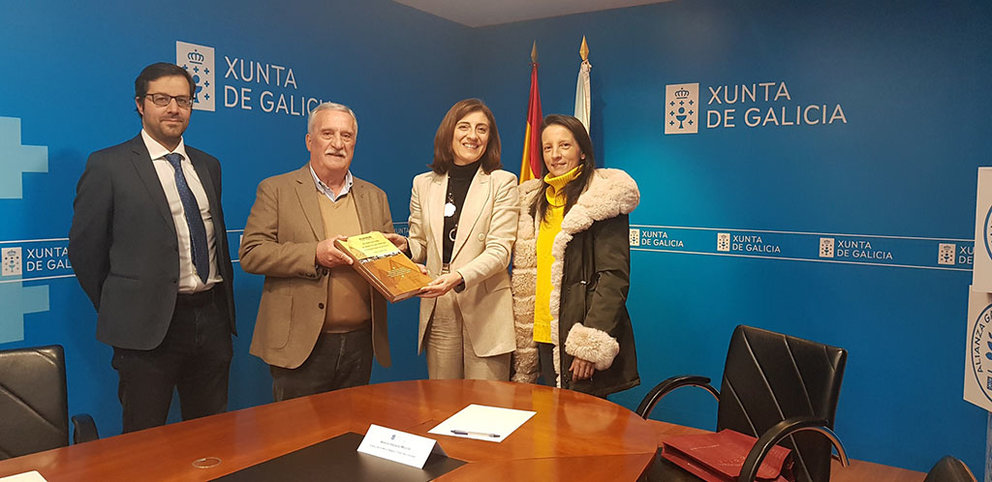 La conselleira de Medio Ambiente, Territorio e Vivenda se reunió con representantes de la directiva del Consello Galego de Arquitectura Técnica.