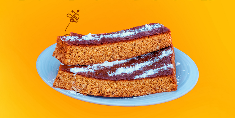 Bolo de mel.