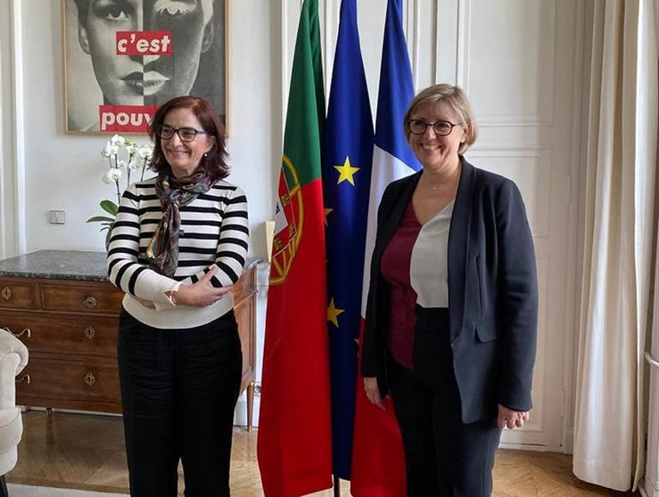 Ministra da Ciência, Tecnologia e Ensino Superior, Elvira Fortunato, reuniu com a sua homóloga francesa, Sylvie Retailleau, Paris.