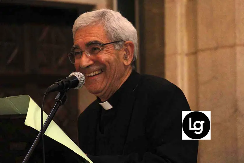 D. Avelino Bouzón durante el Pregón de Semana Santa.