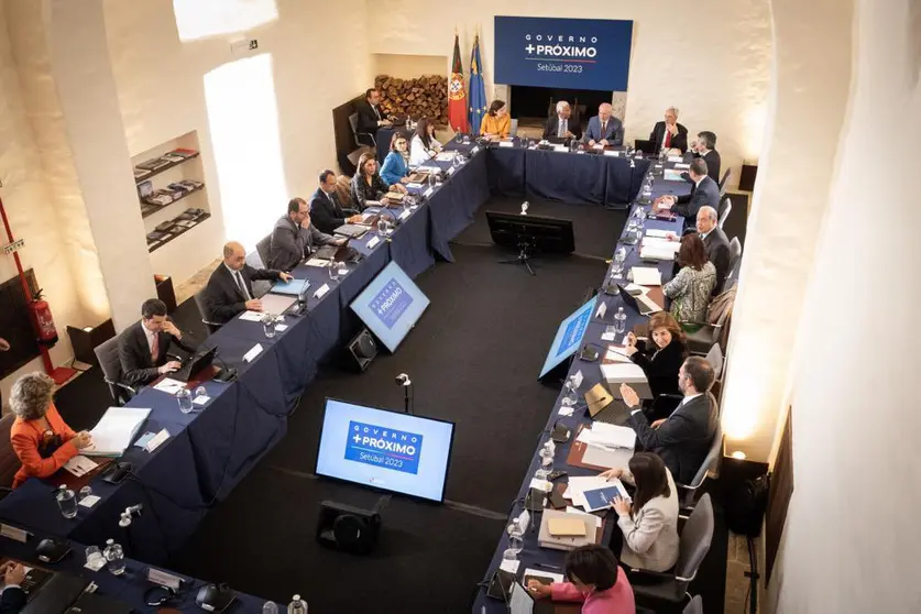 Conselho de Ministros no Forte do Albarquel, Setúbal, 30 março 2023.