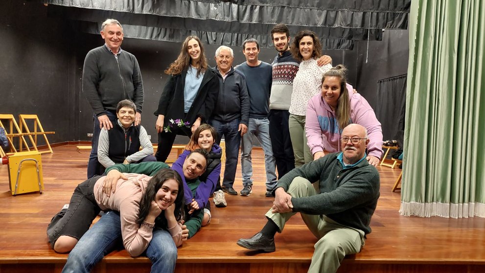 Grupo de teatro Aloia de Pazos de Reis.