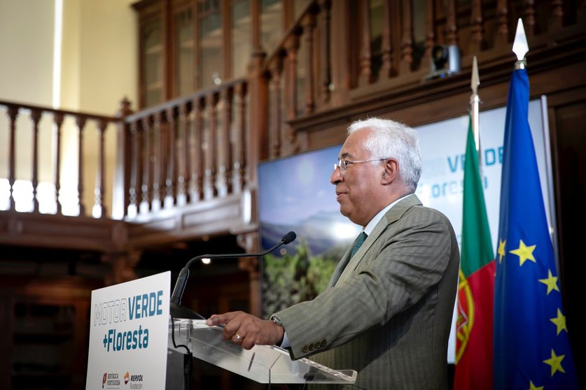Primeiro-Ministro António Costa na assinatura do acordo para reflorestação com a Repsol, Lisboa.