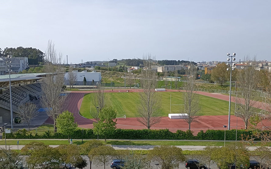 Pistas de atletismo Universidade da Coruña.