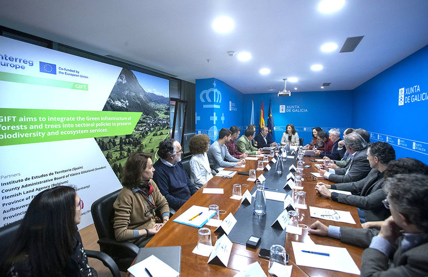 La conselleira de Medio Ambiente, Territorio e Vivenda participó en la presentación del proyecto Green Infrastructure for Forest and Trees del programa Interreg Europe-FEDER.