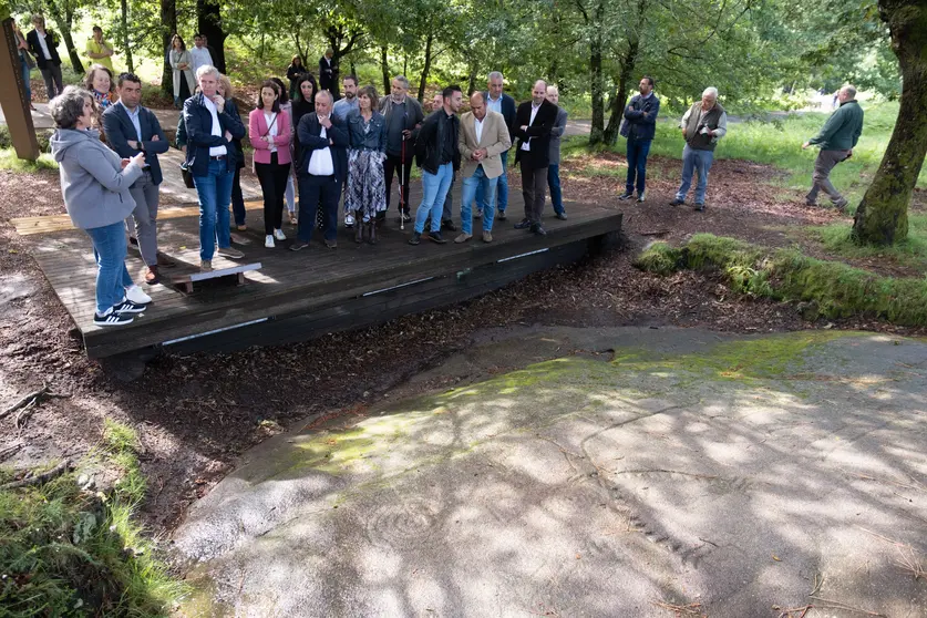 El presidente de la Xunta participó en el acto de nombramiento de Campo Lameiro como 'Capital del Turismo Rural 2023'. ARCHIVO.