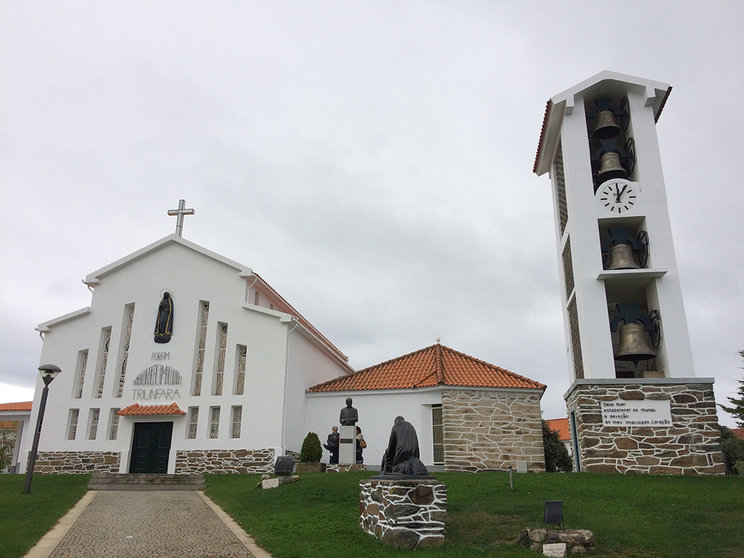Santuário diocesano do Imaculado Coração de Maria, em Cerejais, Alfândega da Fé (Diocese de Bragança-Miranda).