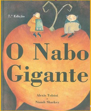 o livro “O nabo gigante” de Alexis Tolstoi.