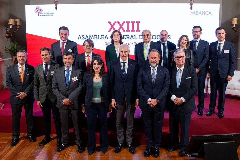 Clausura da XXIII Asemblea Xeral da Asociación Galega da Empresa Familiar.