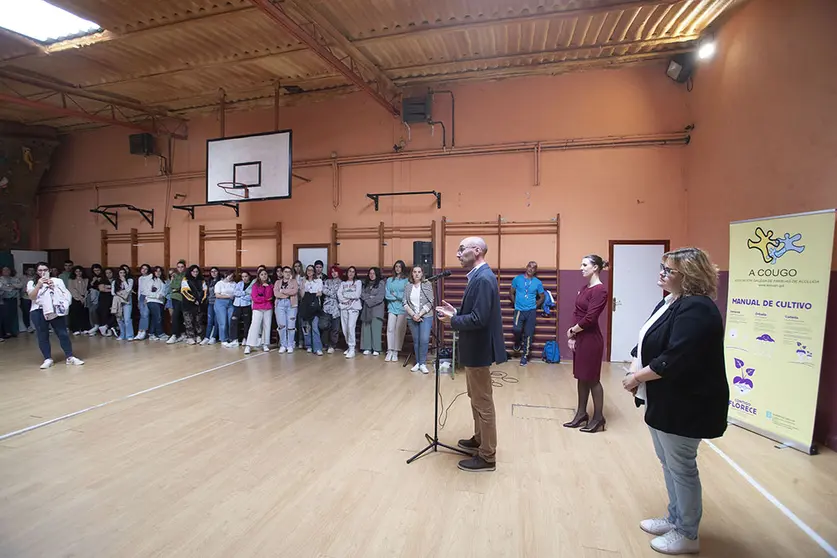 O director xeral de Familia, Infancia e Dinamización Demográfica, Jacobo Rey, participa en los actos conmemorativos do Día Mundial do Acollemento organizados pola Asociación de Familias de Acollida (Acougo).