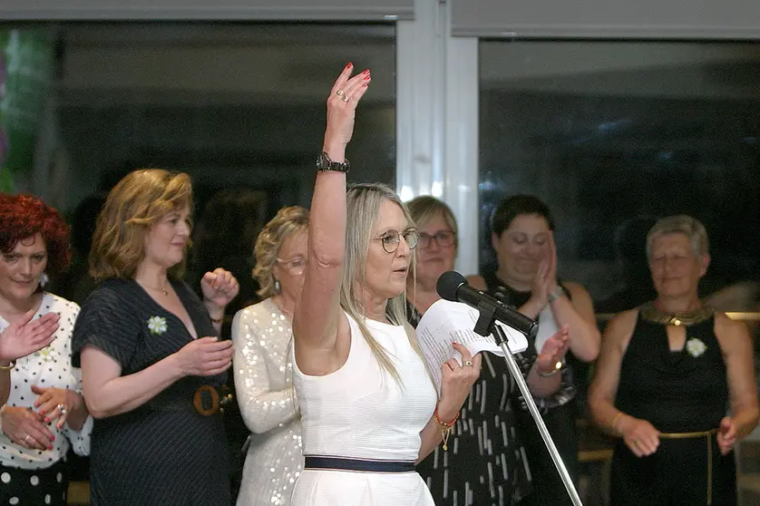 María José Torres Calo, presidenta de la AECC de Porto do Son.
