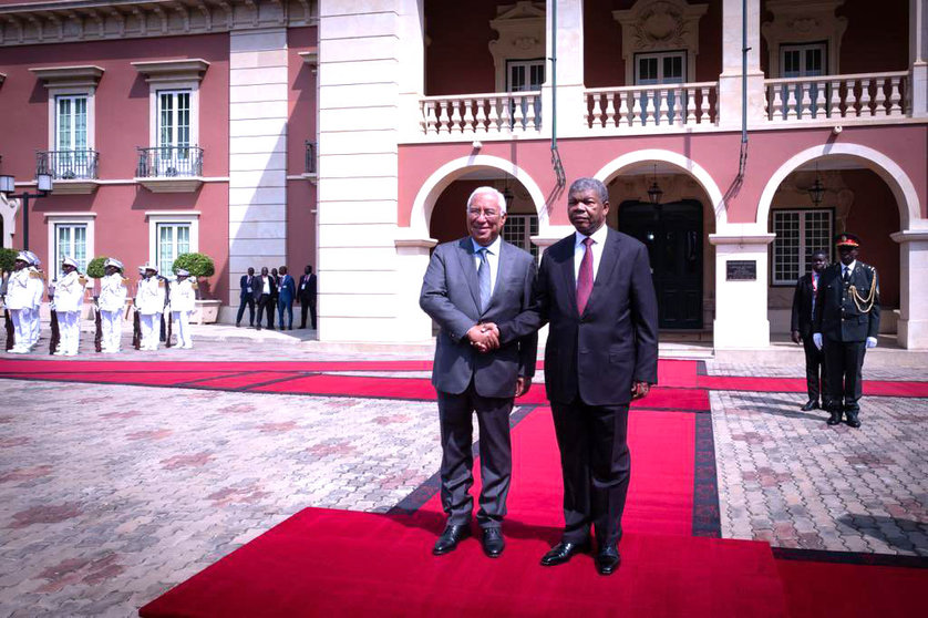 Primeiro-Ministro António Costa recebido pelo Presidente da República de Angola João Lourenço, Luanda.