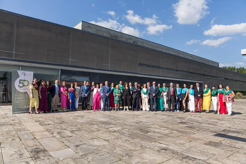 EFAs Galicia, tras el congreso de su 50 aniversario en Santiago de Compostela ayer.