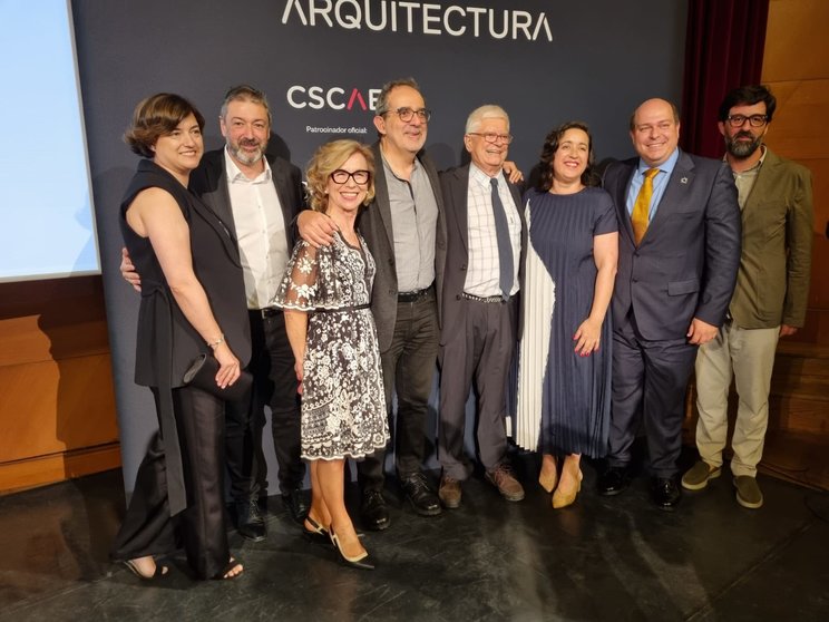 A directora xeral de Ordenación do Territorio e Urbanismo, Encarnación Rivas, asistiu onte á noite á cerimonia de entrega dos Premios Arquitectura 2023 en Madrid.