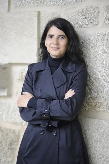 Ruth Varela y conductora del acto.