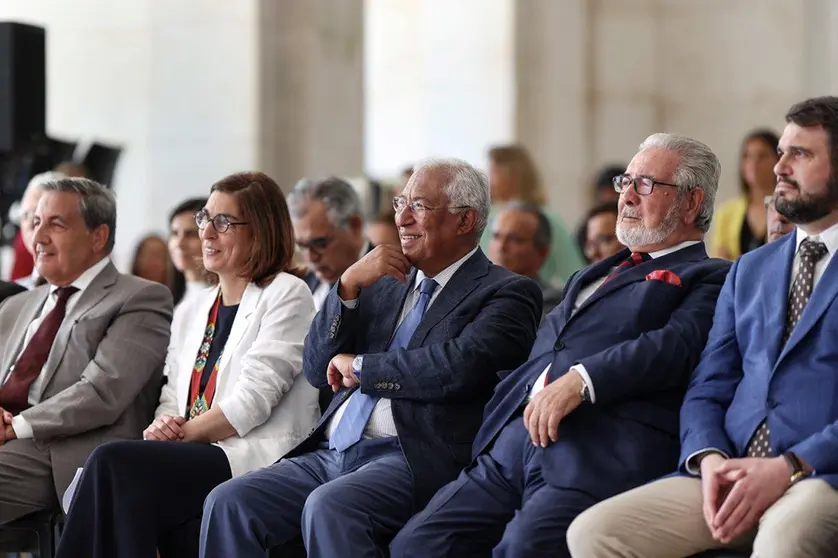 Primeiro-Ministro António Costa, Ministra Adjunta e dos Assuntos Parlamentares, Ana Catarina Mendes, e Secretário de Estado da Juventude e do Desporto, João Paulo Correia, Oeiras.