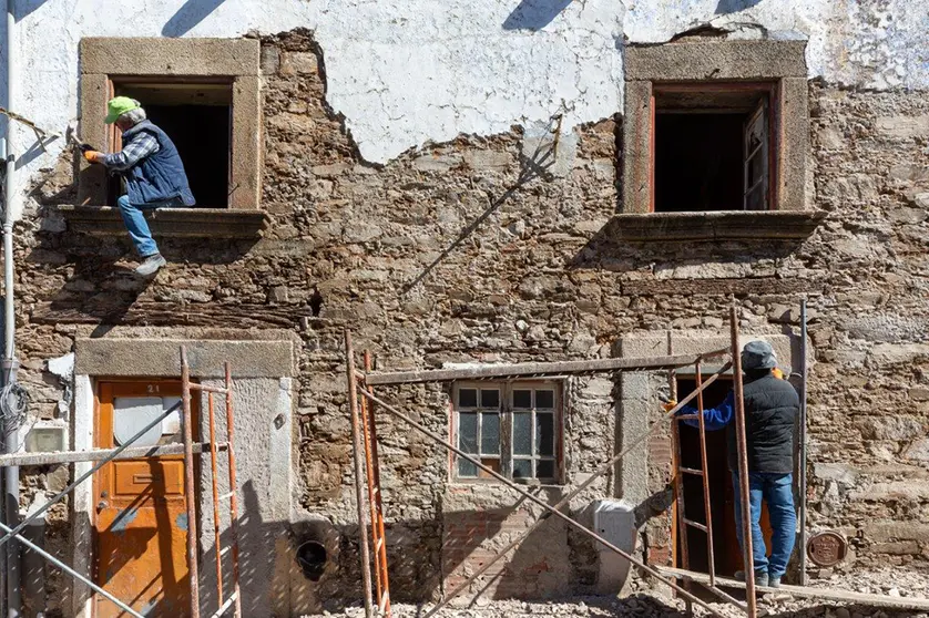 Recuperação de edifícios.