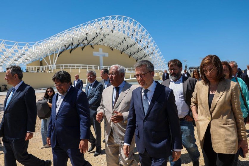 Primeiro-Ministro António Costa, Ministra Ana Catarina Mendes e presidentes das Câmaras de Lisboa e Loures visitam o parque Tejo, Lisboa/Loures.