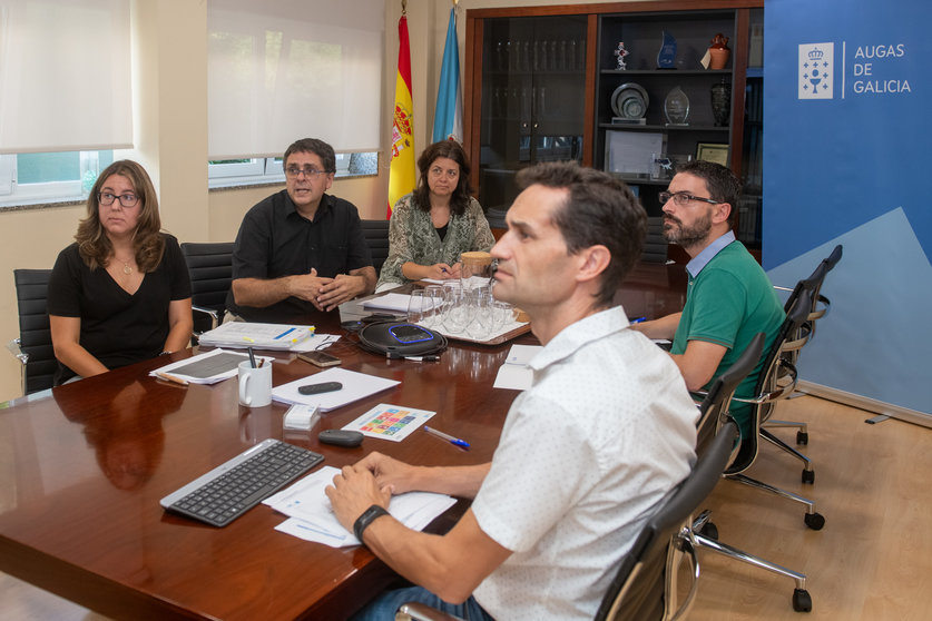 El gerente de Augas de Galicia, Gonzalo Mosqueira, presidió una nueva reunión de la Oficina Técnica de la Sequía, en la que participan Protección Civil, Meteogalicia, la Consellería de Medio Rural y la Consellería de Sanidad.