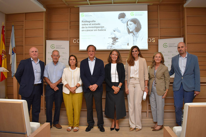 A directora da Axencia Galega de Innovación, Patricia Argerey, participou na presentación do informe ‘Radiografía sobre o estado da investigación en cancro en Galicia’, organizada pola Asociación Española contra o Cancro.