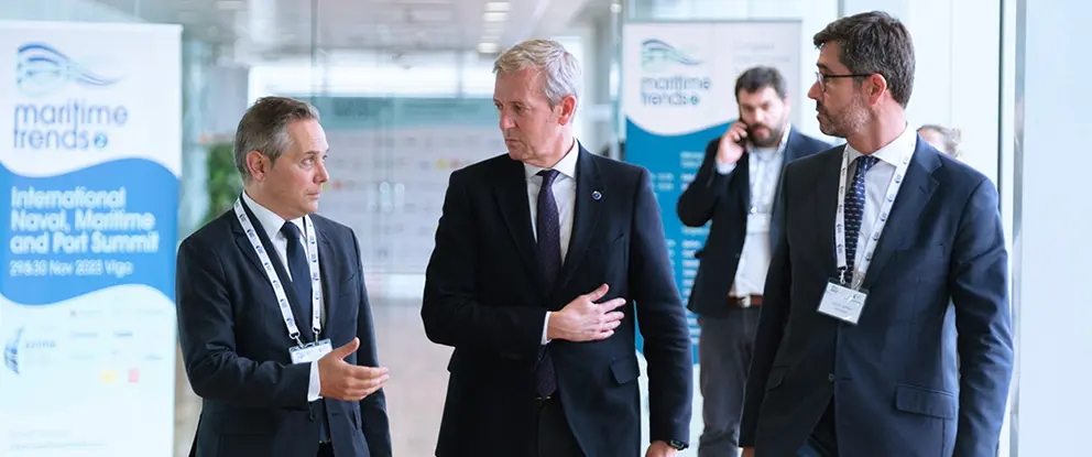 O presidente da Xunta clausurou en Vigo o II Congreso Internacional Maritime Trends Summit organizado por Asime.