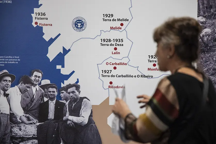 A mostra conmemora o centenario da fundación desta institución, grande impulsora da modernización cultural e científica de Galicia. ROCIO CIBES.