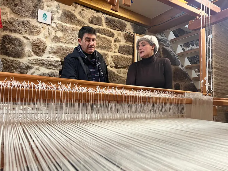 O delegado do Goberno en Galicia, Pedro Blanco visitou a Inés Rodríguez.