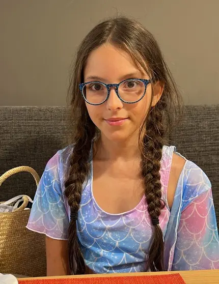 Maria de apenas 11 anos.