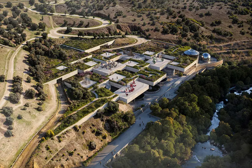MASSLAB_ETAR_Bragança_©MINO image_Valley structure with the river.