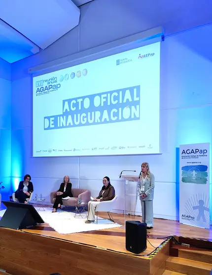 Un momento de la inauguración.