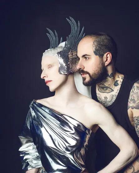 Oscar Novo con Susana Rodríguez.