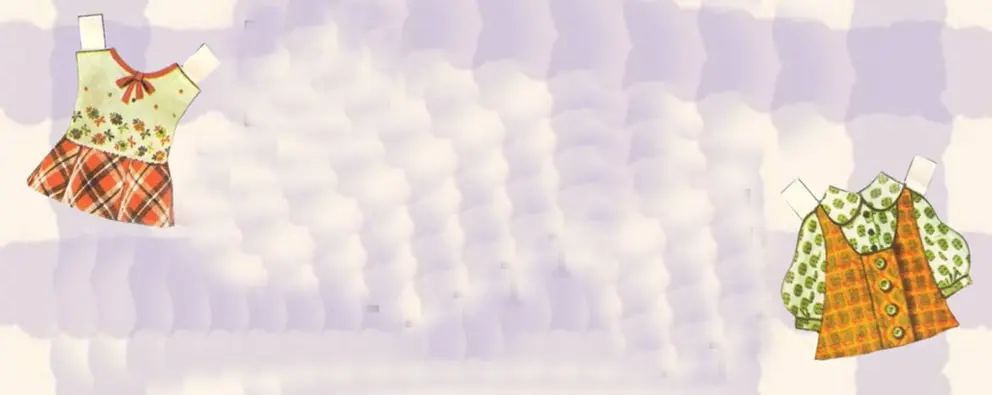 Maruxiñas, figuras recortables ás que nenos e nenas poderán irlles cambiando o estilismo empregando deseños realizados con teas recicladas.