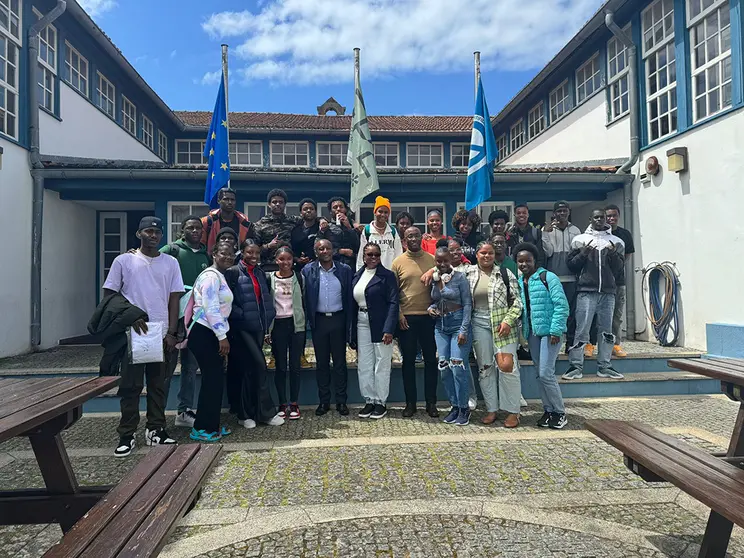 Os autarcas cabo-verdianos reunissem com os responsáveis da Escola Profissional de Esposende.