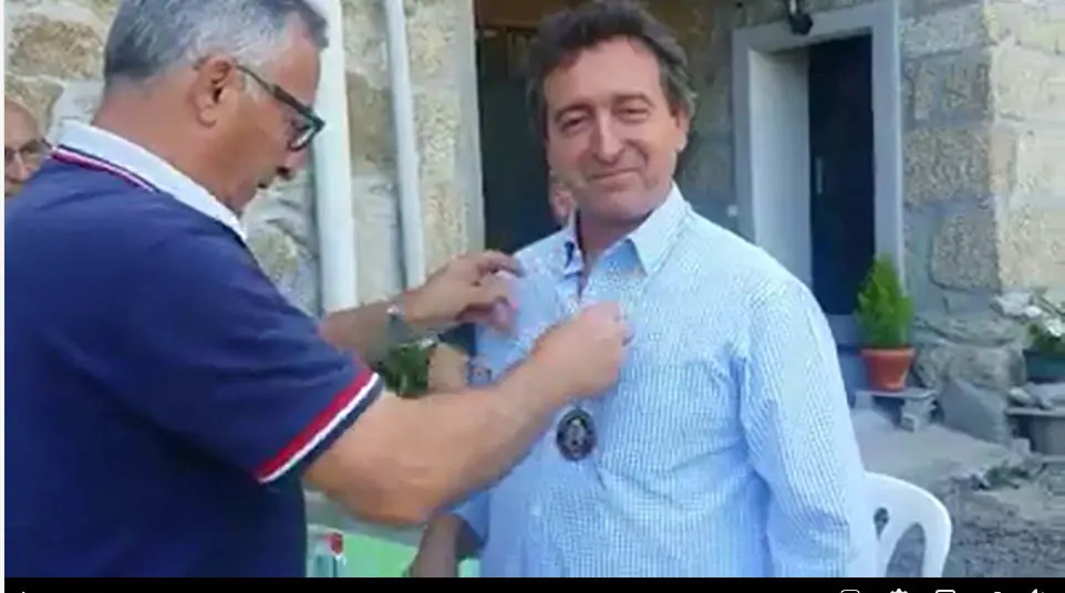 Un nuevo miembro de Cabaleiros de Vigo. ARCHIVO.