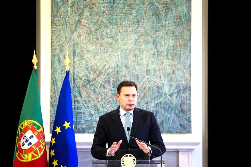 Primeiro-Ministro Luís Montenegro apresenta o Plano de emergência e transformação na saúde aprovado no Conselho de Ministros, Lisboa.